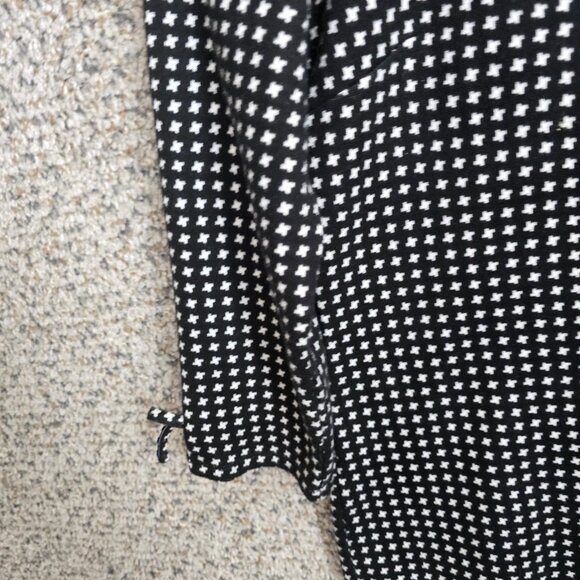 Talbots Top Womens SP Petite Small Black Knit Scoop Neck Blouse Casual Ladies - Picture 3 of 7